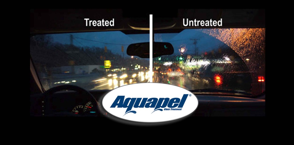 AQUAPEL Applicator (48) Windshield Glass Treatment Water Rain Repellent  Repels 